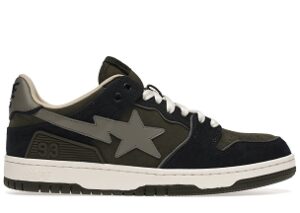 A Bathing Ape Bape SK8 STA Army Green Dark Blue
