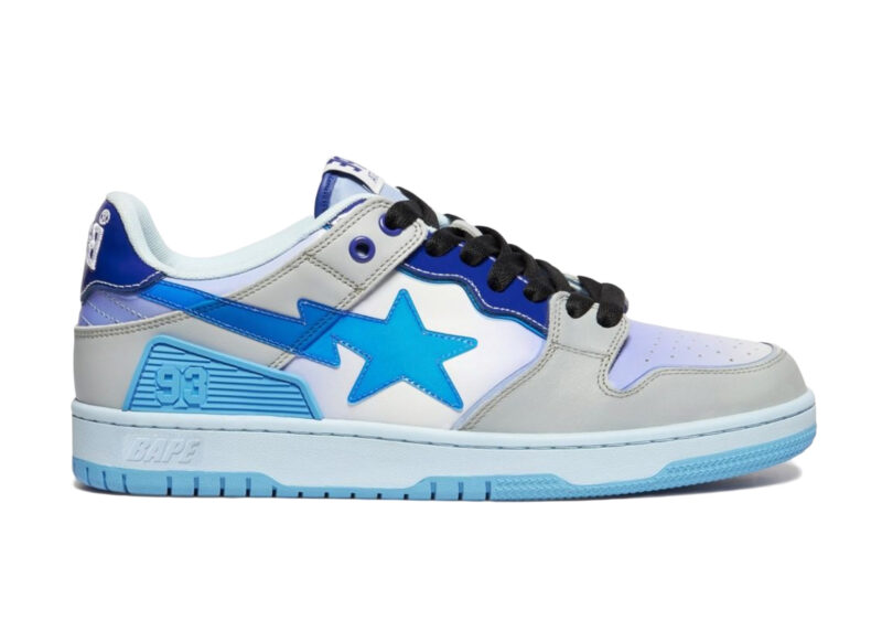 A Bathing Ape Bape SK8 STA Blue - Image 2
