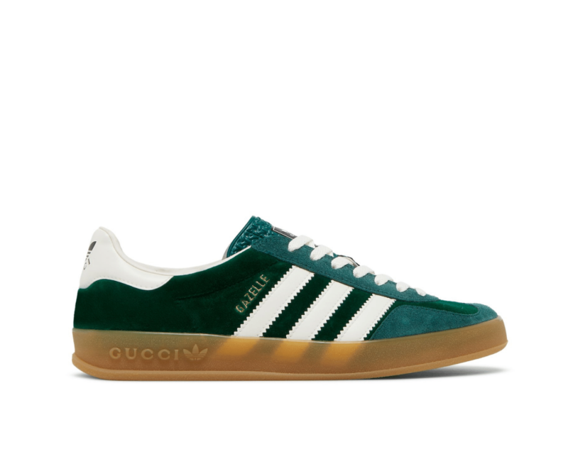 Adidas x Gucci Gazelle Green Sneakers