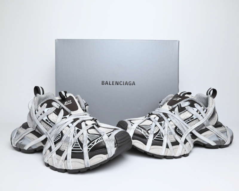 Balenciaga Phantom Sneakers  Grey White - Image 6