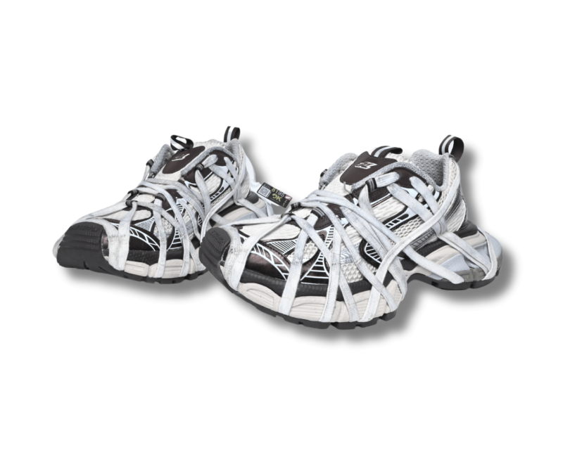 Balenciaga Phantom Sneakers  Grey White - Image 4