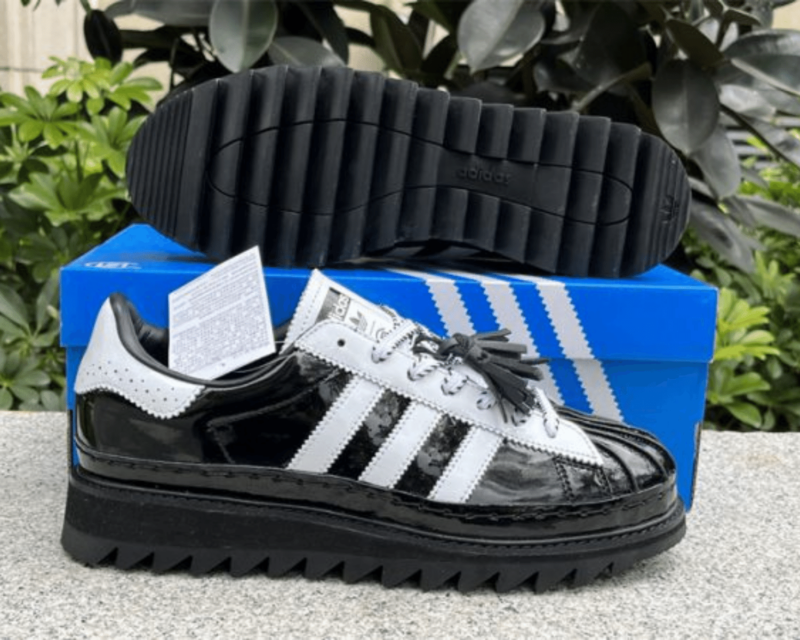 CLOT x adidas originals Superstar Black - Image 7