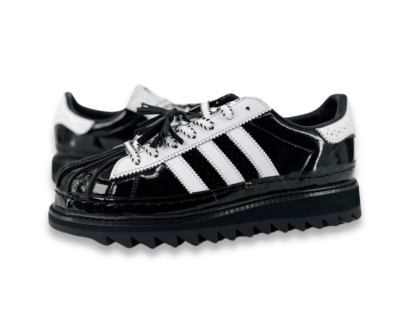 CLOT x adidas originals Superstar Black - Image 4