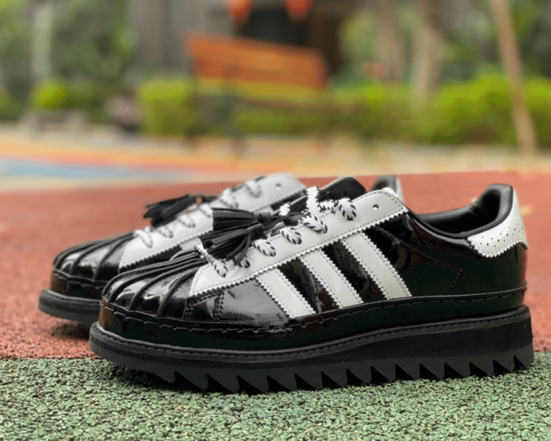 CLOT x adidas originals Superstar Black - Image 8