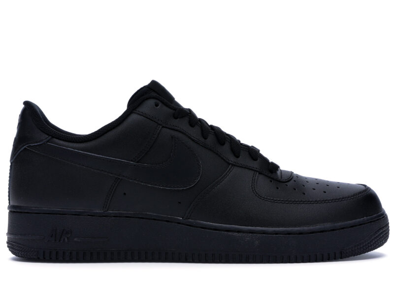 Nike Air Force 1 Low  07 Black Black - Image 2