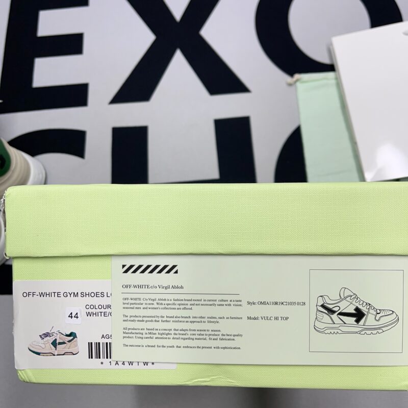 Off-White Out Of Office  OOO  Green Tan - Image 6