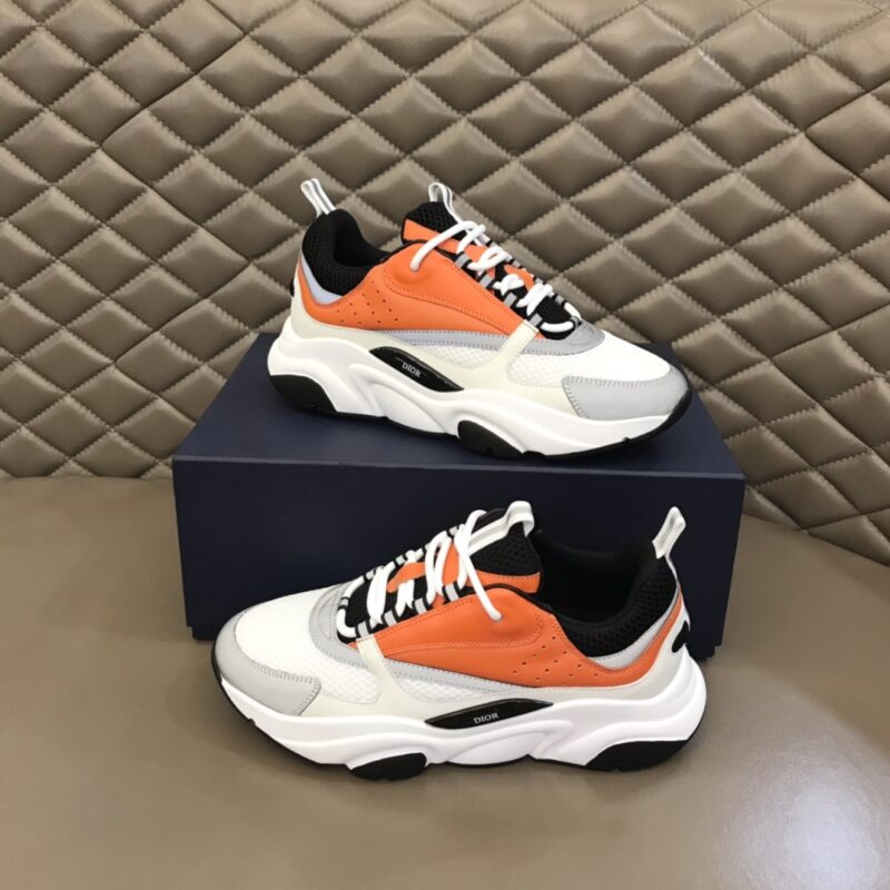 DIOR B22 Sneaker Orange White - Image 8