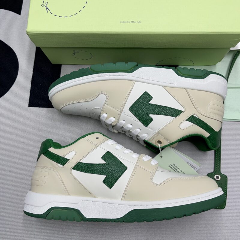 Off-White Out Of Office  OOO  Green Tan - Image 4