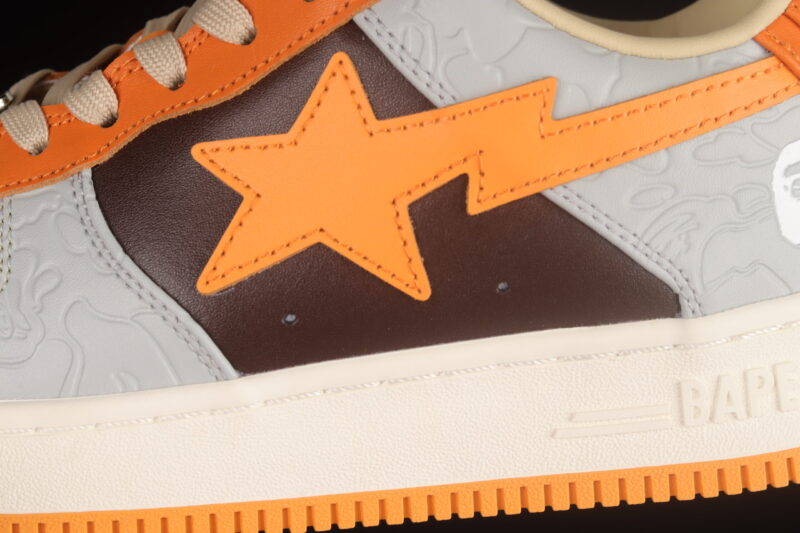 A Bathing Ape Bape STA  Tokyo  Low Grey Orange - Image 6
