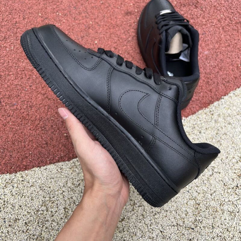 Nike Air Force 1 Low  07 Black Black - Image 3