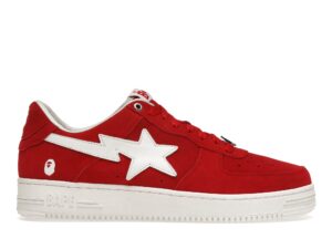 A Bathing Ape Bape Sta Low Patent Red