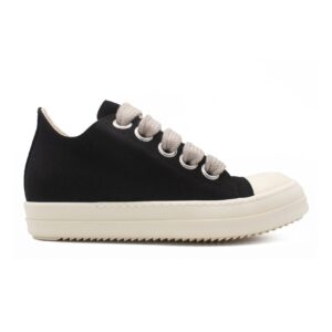 Rick Owens DRKSHDW Canvas Low Top Black